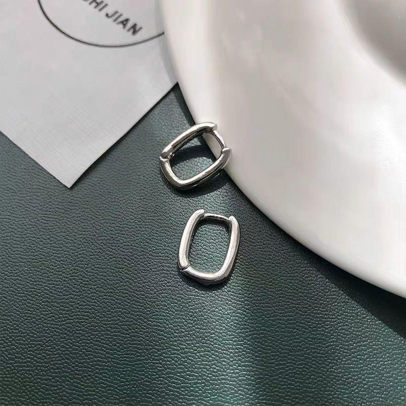 925 Sterling Silver Hoop Earrings: 2025 Modern Niche Design - Elegant & Luxurious for Women