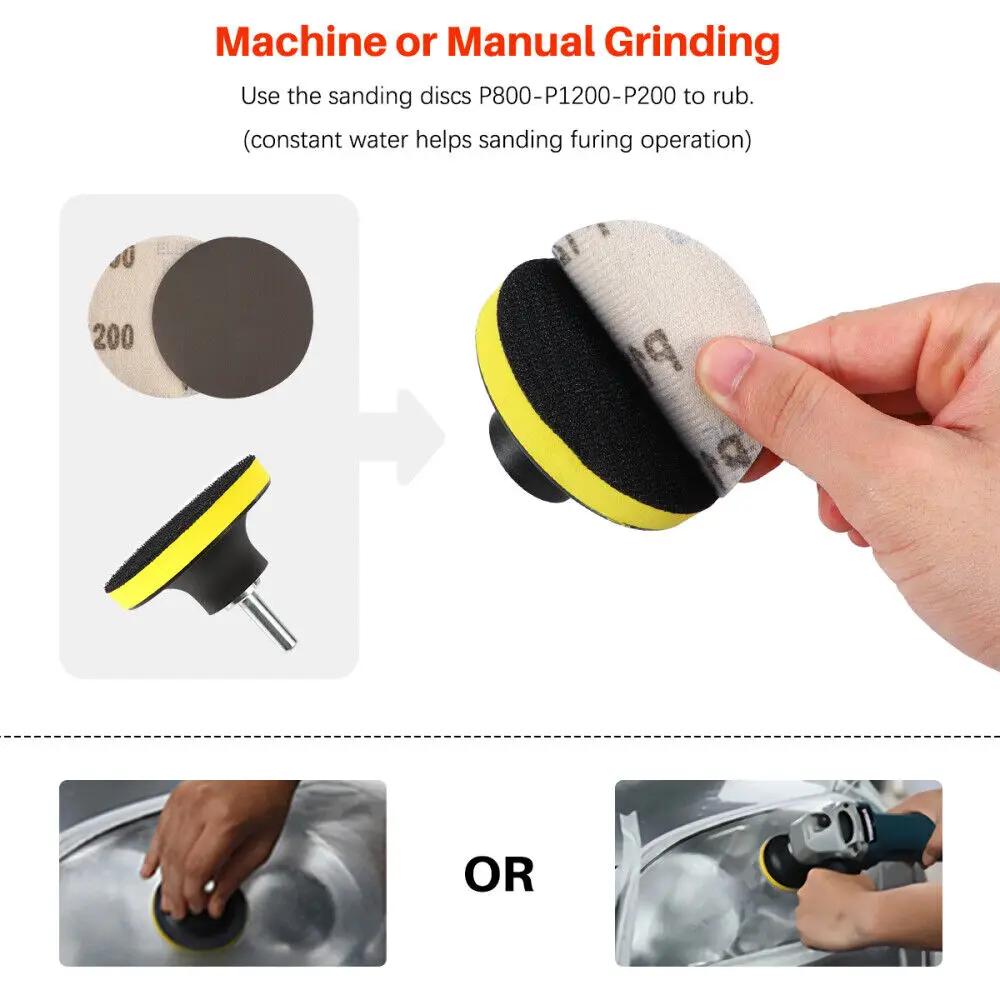 Zestaw do samodzielnej renowacji reflektorów, Czyszczenie i polerowanie, Zestaw do naprawy i czyszczenia reflektorów samochodowych, Pasta czyszcząca