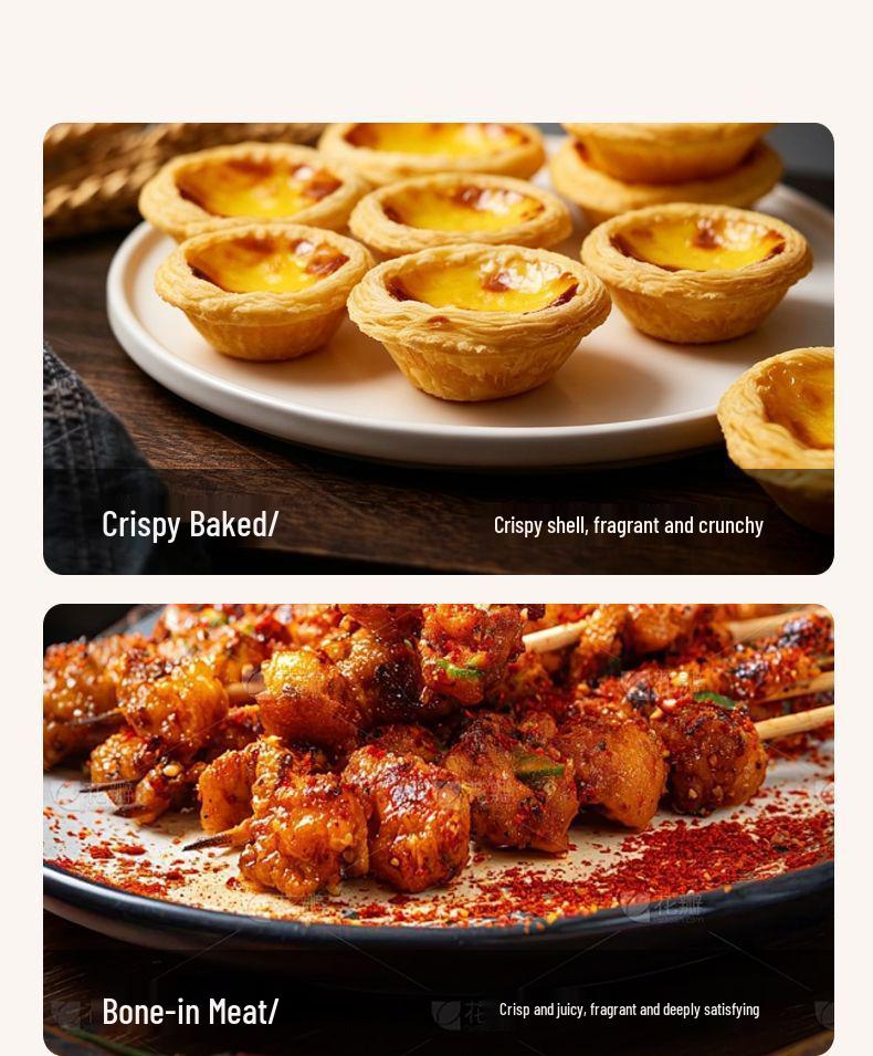 Smart Multi-Functional Air Fryer - High Power Electric Oven for Fries & Fried Chicken with Large Capacity, Visible Cooking