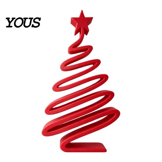 Decorative Table Decor 3D Printed Minimalist Christmas Tree Desktop Ornament, Modern Holiday Handcrafted Figurines Sign for Living Room Bedroom