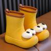 New Hot-Selling Cute Big Eyes Rain Boots for Children - Waterproof, One-Piece Design for All Seasons