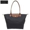 Excellent Condition Le Pliage Original L Shoulder Tote Bag, Women's, Black X Brown Shoulder Bag Black / brownUsed