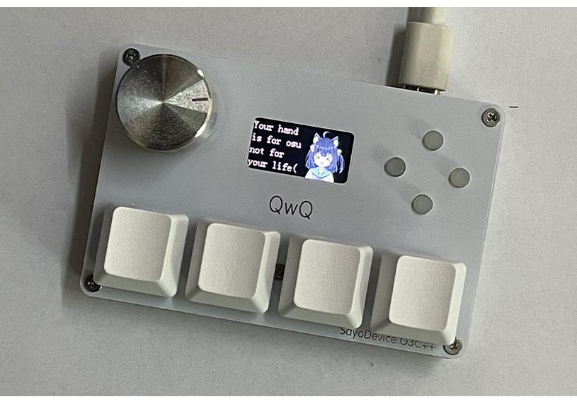 Customizable Magnetic Gaming Keyboard with Knob
