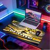 Custom Name Personalized Borussia Dortmund Bvb Pattern Mousepad, Laptop PC Desk Mat, Decorative Desk Mat for Home Keyboard Pad Gift