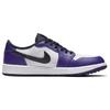 Air Jordan 1 Low Golf Court Purple Unisex Sneakers White University-Red Black DD9315-105