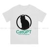 ChatGPT Man TShirt Feline Intelligence Individuality T Shirt 100 Cotton Original Streetwear New Trend