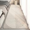 Carpet Bedroom Wabi-sabi Style Ins Bedside Blanket Bed In Front of the Long Strip Living Room Coffee Table Window Cushion