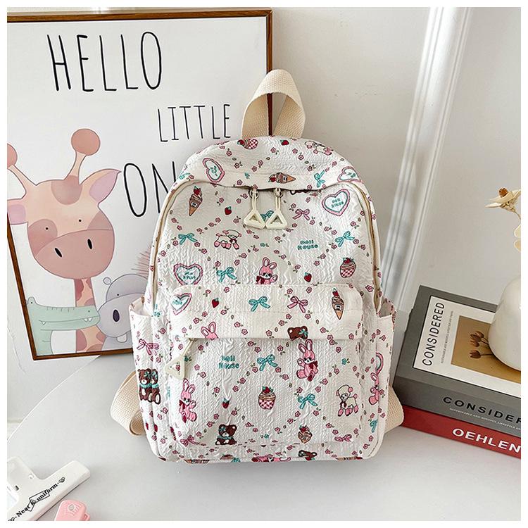 Casual bag Girls 2025 new fashion popular cute backpack large capacity backpack kindergarten gifts
