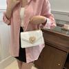 Stylish Candy Color Small Square Shoulder Bag For Women In Trendy Street Style