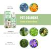 Alcohol-Free Pet Cologne - 50ml Deodorizing Spray for Cats & Dogs, Export-Grade English Packaging