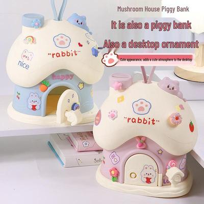 Mushroom House Money Box: DIY Savings for Kids, Boys & Girls Gift
