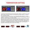Dual Digital Display Thermostat Temperature Regulator Temperature