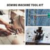 14 Stück Nähmaschinen-Reinigungssets Nähmaschinen-Reparaturwerkzeug Beinhaltet Pinzette Doppelkopf-Bürste Schraubendreher Reparatur
