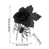 Themed Black Halloween Hair Accessory Secure Hair Grip Design For Cosplay Gothic Fashion And Special Occasion