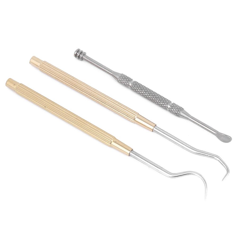 Metal Toothpick Earpick Kit Portable Keychain Multitool Ear Cleaner Spoon Teeth Cleaning Set