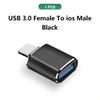 Type C to USB Adapter 3.0 USB-C 3.1 Male OTG A Female Data Connector For MacBook Pro iPad Mini 6/Pro MacBook Air Type C Devices 3