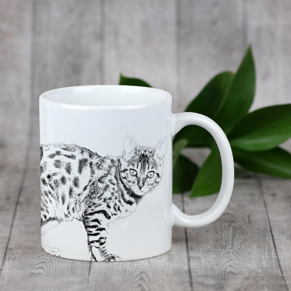 Bengal - Cat Mug, Cheerful Mug for a Dog Lover, Personalized Gift from the Art-Dog Brand