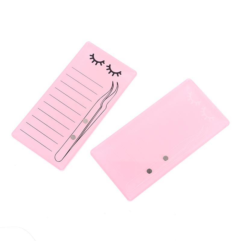 Acrylic Novel Lashes Palette Holder Eyelash Display Board With Magnetic Design For Eyelash Tweezers Storage