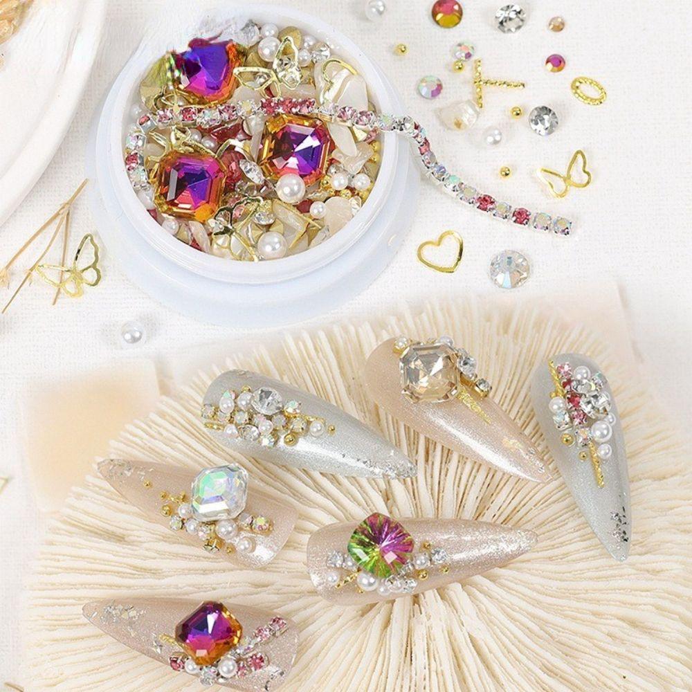 Nail Material Nail Ornaments Nail Art Fragments 3D Nail Decoration Nail Rhinestones Nail Art Flakes