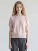 STAY WITH ME Merino Wool Short Sleeve Knit_Petal Pink