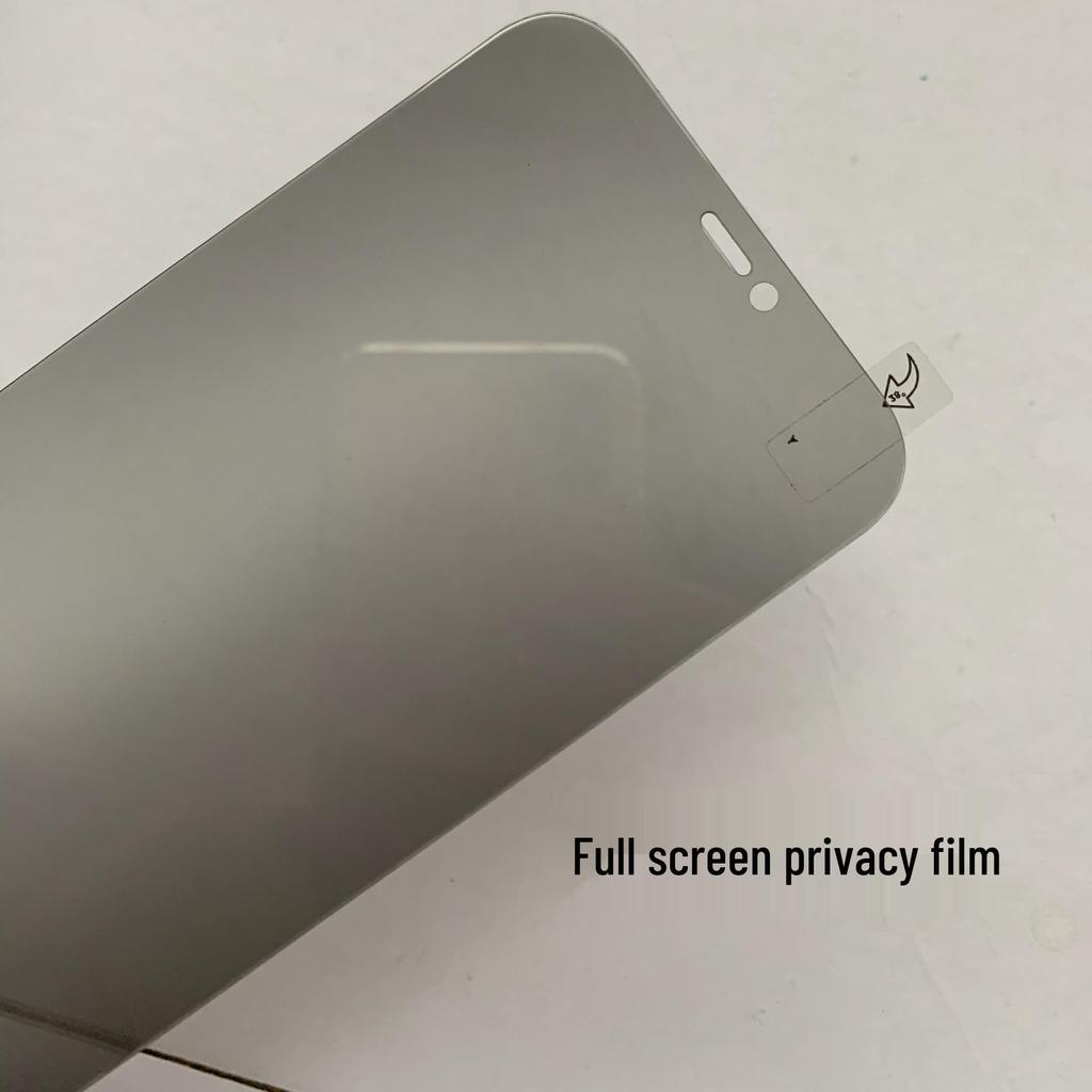 Privacy-Proof Tempered Glass Screen Protector for Apple 12/13/11/16Pro/17/17Air – Full Screen Transparent Design