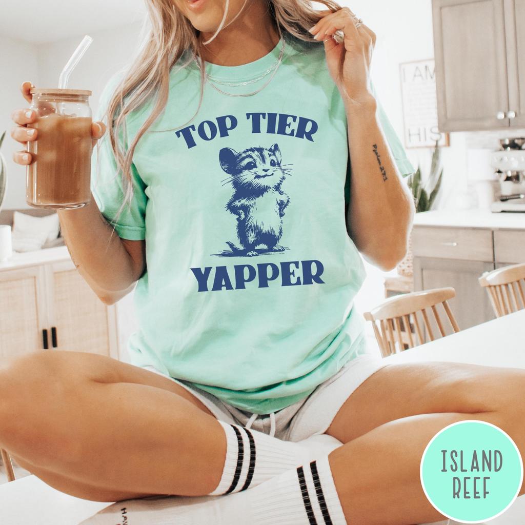 Yapper T-Shirt: Funny Gift, Retro Yapping Graphic Tee