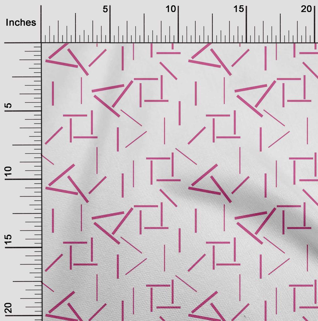 oneOone Cotton Flex Fabric Line Geometric Print Fabric BTY 40 Inch Wide