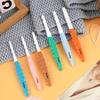 6pcs Crochet Hook Set Silicone Handle Non-Slip Woven Crochet Hooks 6mm-12mm Straight Handle Crochet Hooks For Crochet Blankets