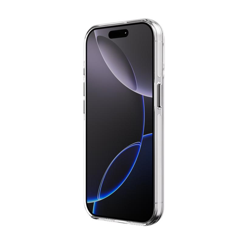 Crong Hybrid Frost MAG Cover - Case with MagSafe for iPhone 16 (Black)