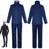 Gojo Jujutsu Kaisen Satoru Cosplay Costume Wig Men School Uniform Outfit Suit