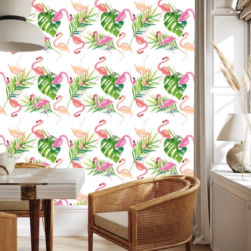 Leaves wallpaper for living room and bedroom 50x1000
