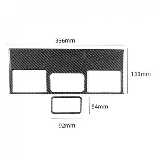 Carbon Fiber Interior Center Air Vent Cover Trim For FJ Cruiser 2007-14