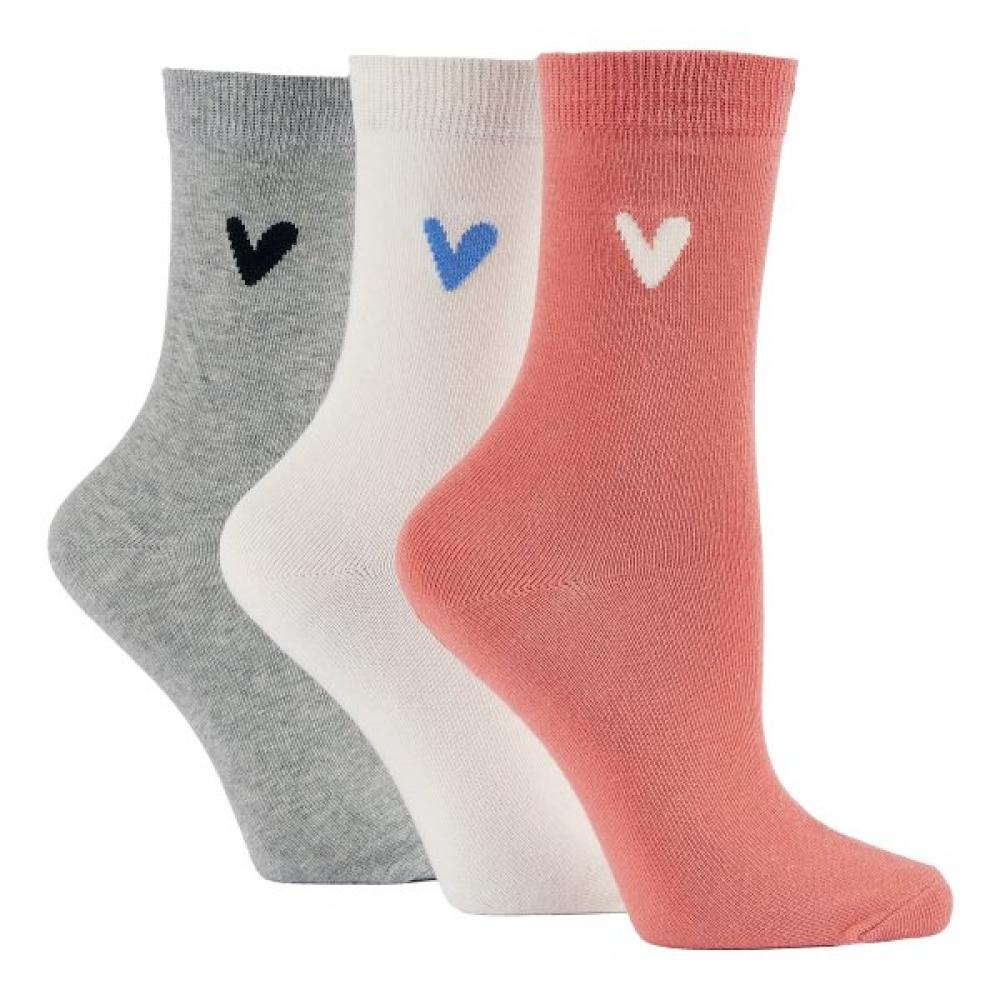 Sock Shop Women S Daily Multi Heart Sock Set Multi