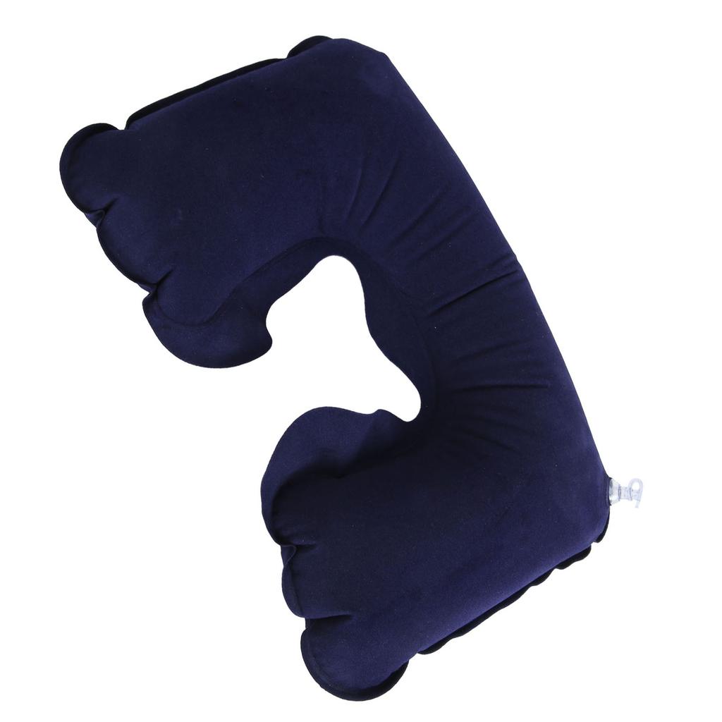 Portable Travel Kit Inflatable Neck Pillow Eye Cover Earplugs Business Trip Set for Planes Cars Trains