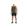 Under Armour Sportstyle Logo Print Loose Fitness Training Tank Top Men Tops Navy-Green 1329589-390