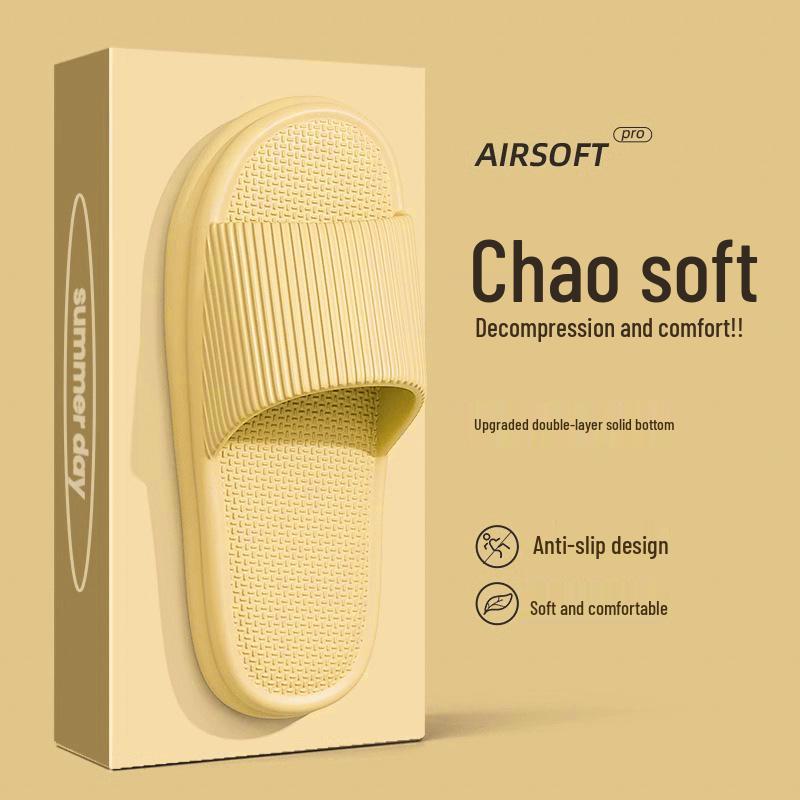 Storo pado neslystančios šlepetės vyrams ir moterims - Vasaros patalpų komfortas