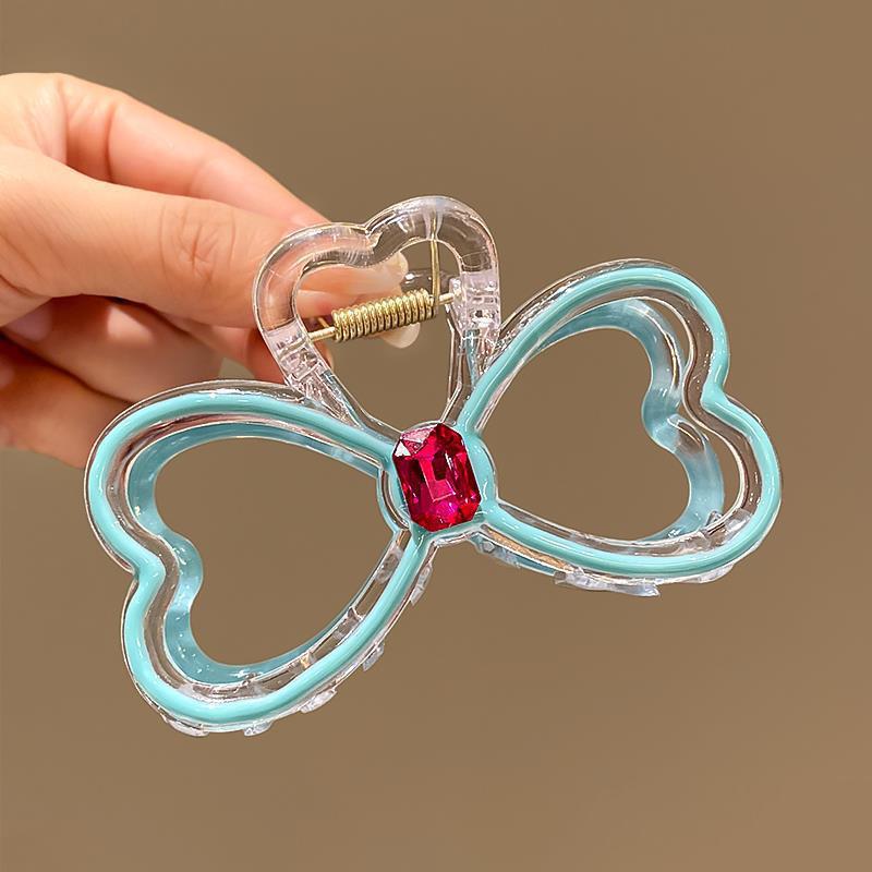 

Большой бант Желейная заколка-краб для волос Женская Девичья Корейская Милая Акула Захват Зажим для волос Головной убор Аксессуары для волос