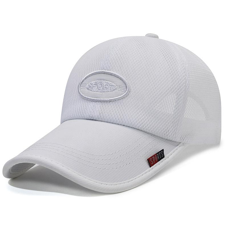 Sommer Gestickte Buchstaben Baseball Kappe für Männer Mesh Cap Outdoor Golf Angeln Hüte Frauen Pferdeschwanz Panama Kappe Snapback Hut Visier