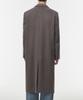 Musinsa Standard Cashmere Blend Daddy Shoulder Single Long Coat [Taupe]