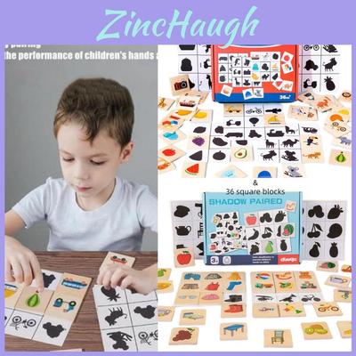 Enhance Your Child's Logical Thinking And Coordination With This Wooden Matching Game