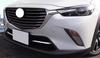 RUIQ Mazda CX-3 DK Series Exterior Chrome Plated Front Bumper Grille Garnish, Specially Designed for the Mazda CX-3