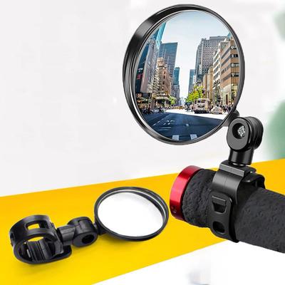 1/2pcs 7.5cm Bicycle Mirror Handlebar Rearview Mirror for Bicycle Motorcycle 360 Rotation Adjustable for Bike Riding Cycling Mirror