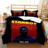 New XO The Weeknd Bedding Set Single Twin Full Queen King Size Bed Set Aldult Kid Bedroom Duvetcover Sets 3D Print Bed Sheet Set