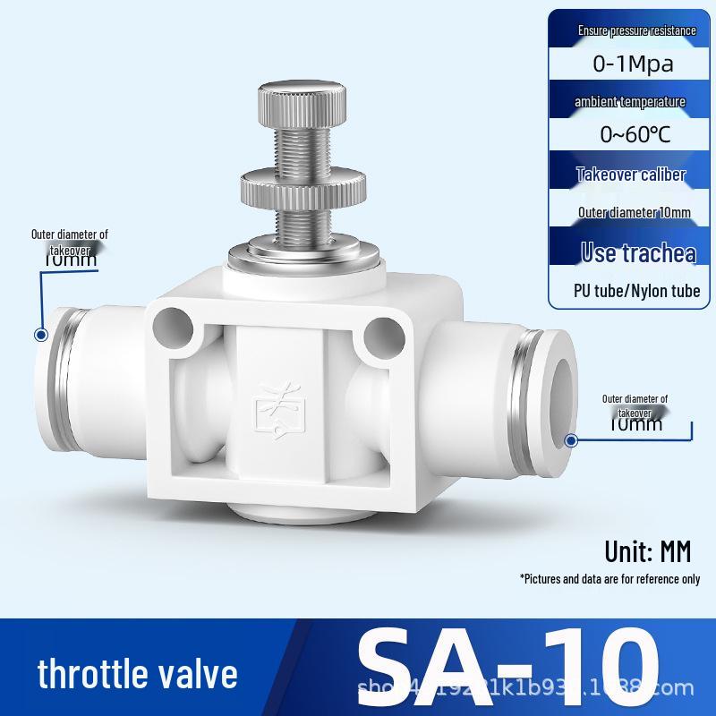 Zhuoji Adjustable Speed Control Throttle Valve SL 6 8 01 02 M5