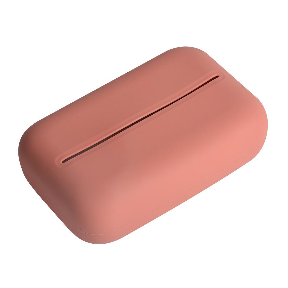 Multifunctional silicone tissue box, creative and simple living room dining room tissue box waterproof household paper box