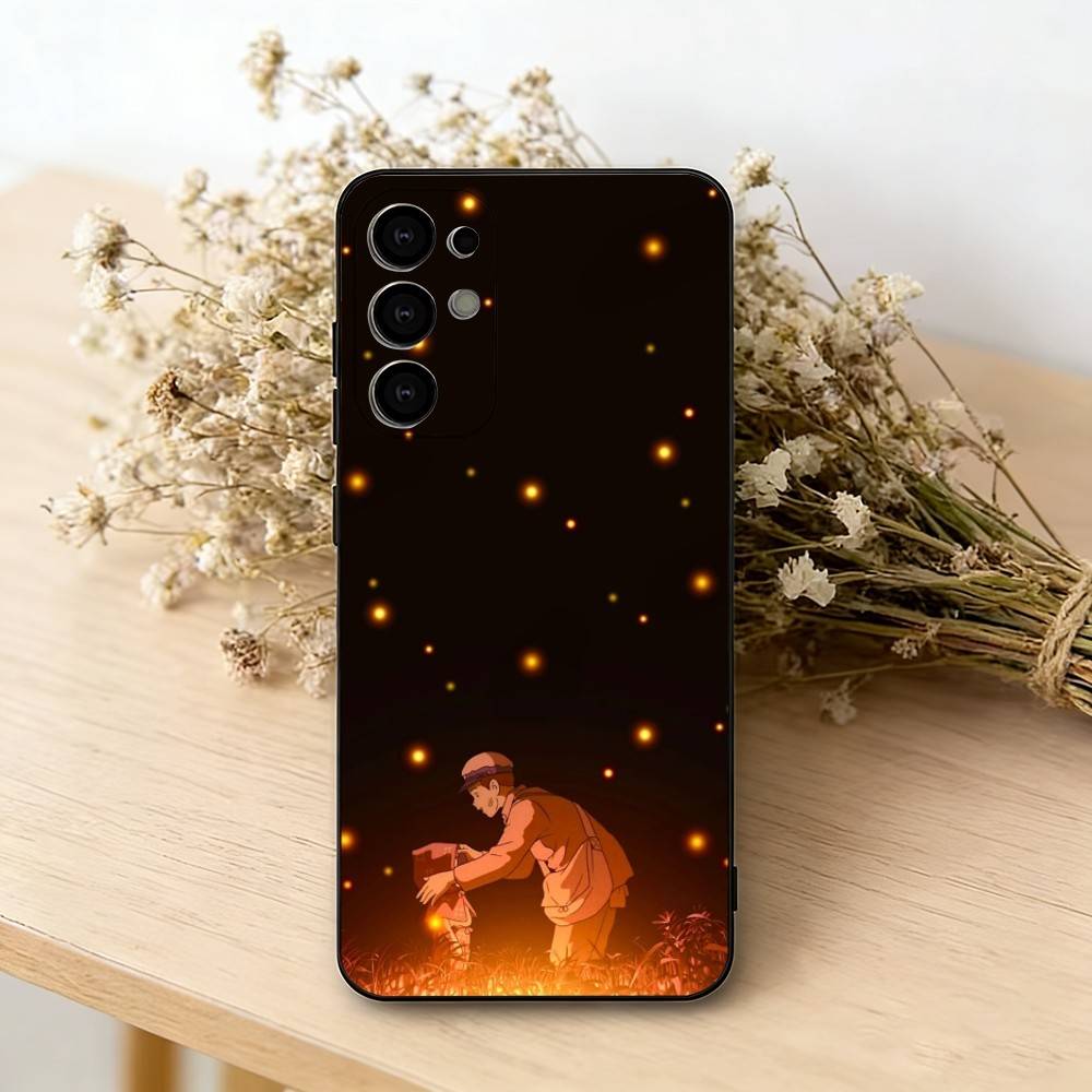 G-Grave of the F-Fireflies  Phone Case For Samsung S25,S24,S21,S22,S23,S30,Ultra,S20,Plus,Fe,Soft Silicone Black Cover