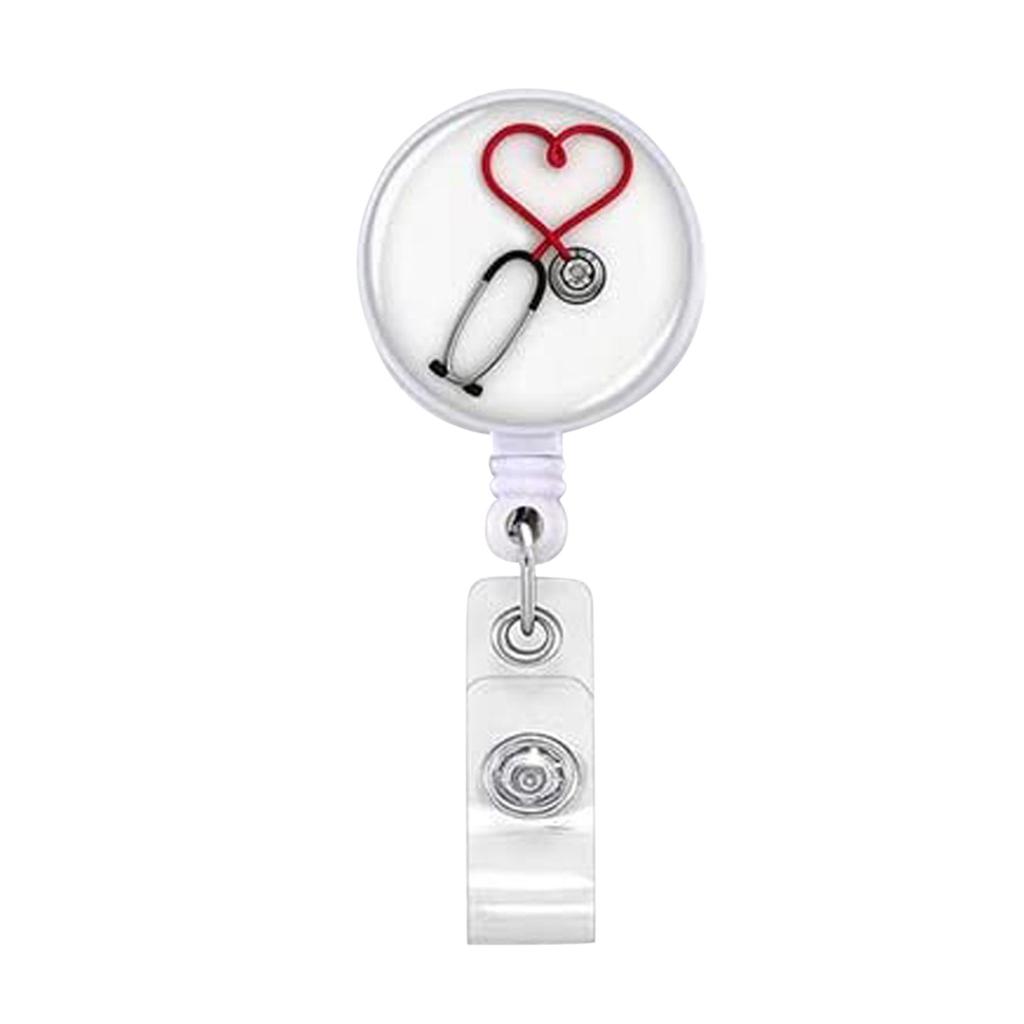 ABS Heart Stethoscope Glue Easy Pull Buckle