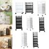 Heavy Duty Kitchen Shelf with Wheels, Shelves Cart ,Storage Trolley, for Household Bathroom