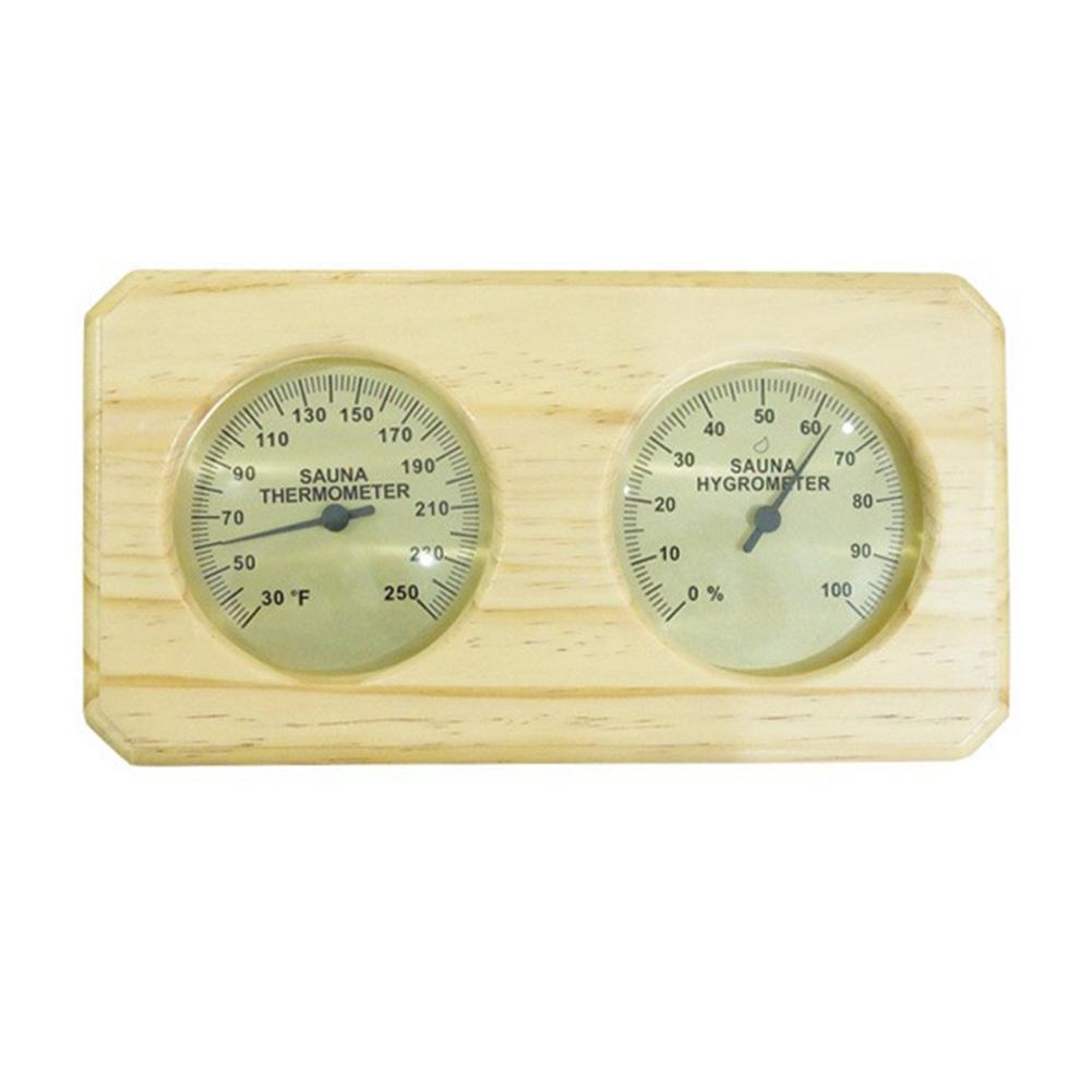

2 in 1 Sauna Thermometer and Hygrometer with Cedar Wood Frame for Precise Sauna Temperature and Humidity Readings China Mainland