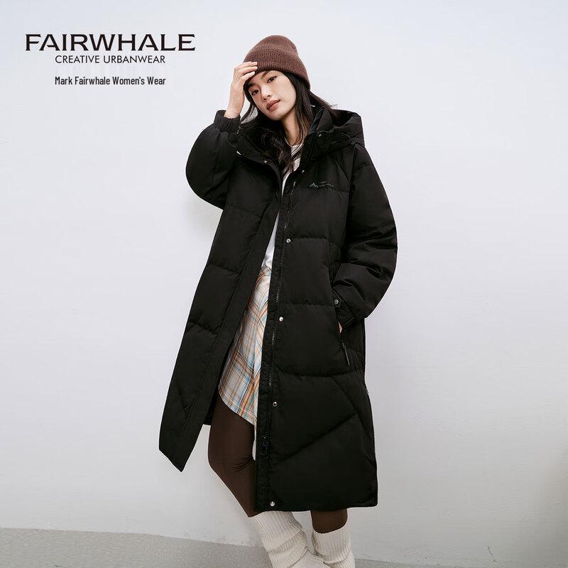 Mark Fairwhale Women's Long Hooded Down Jacket